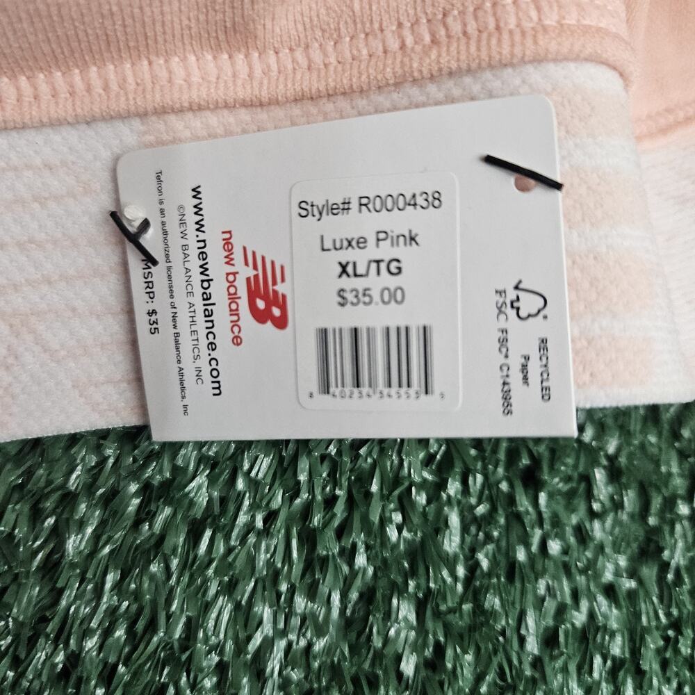 NWT New Balance Women's Luxe Pink Sports Bra Size XL Support Activewear - Picture 7 of 8